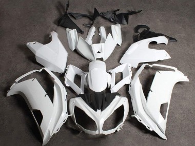 Blanco 2012-2016 Kawasaki Ninja 650R Carenados Moto