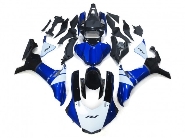Blanco & Azul 2015-2019 Yamaha R1 Carenados Moto Blanco & Azul 2015-2019 Yamaha R1 Carenados Moto