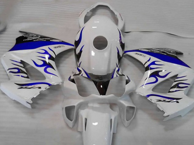 Blanco Azul Llama 2002-2012 Honda VFR800 Carenados Moto Blanco Azul Llama 2002-2012 Honda VFR800 Carenados Moto