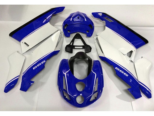 Blanco Azul & Negro 2003-2004 Ducati 749 999 Carenados Moto Blanco Azul & Negro 2003-2004 Ducati 749 999 Carenados Moto