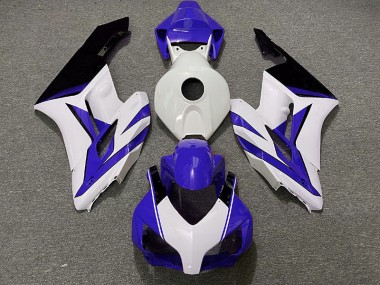 Blanco Azul Oscuro & Negro Brillante 2004-2005 Honda CBR1000RR Carenados Moto