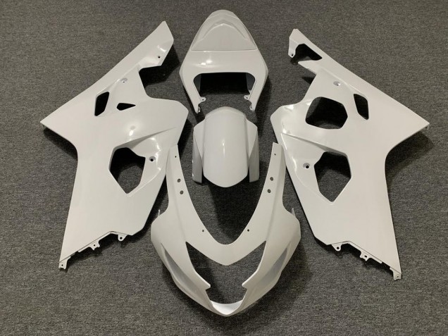 Blanco Brillante 2004-2005 Suzuki GSXR 600-750 Carenados Moto