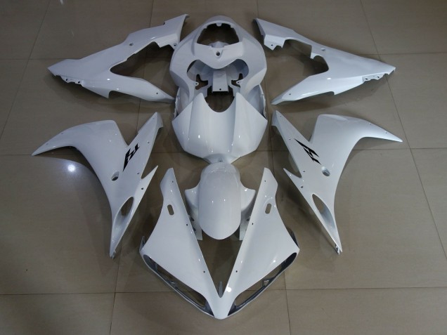 Blanco Brillante 2004-2006 Yamaha R1 Carenados Moto Blanco Brillante 2004-2006 Yamaha R1 Carenados Moto