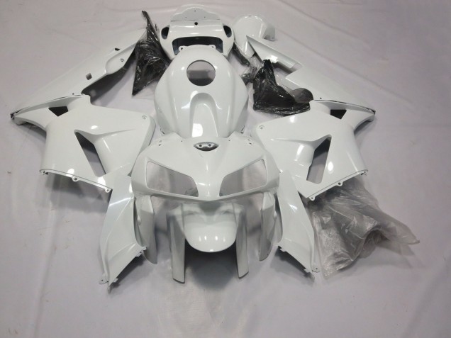 Blanco Brillante 2005-2006 Honda CBR600RR Carenados Moto Blanco Brillante 2005-2006 Honda CBR600RR Carenados Moto