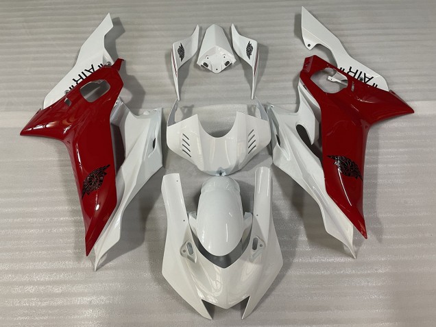 Blanco Brillante & Rojo J AIR 2017-2021 Yamaha R6 Carenados Moto Blanco Brillante & Rojo J AIR 2017-2021 Yamaha R6 Carenados Moto