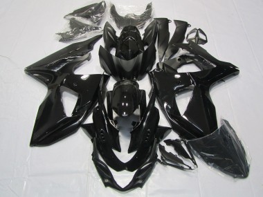 Blanco Negro & Azul 2009-2016 Suzuki GSXR 1000 Carenados Moto