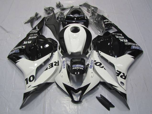 Blanco & Negro Repsol 2009-2012 Honda CBR600RR Carenados Moto Blanco & Negro Repsol 2009-2012 Honda CBR600RR Carenados Moto
