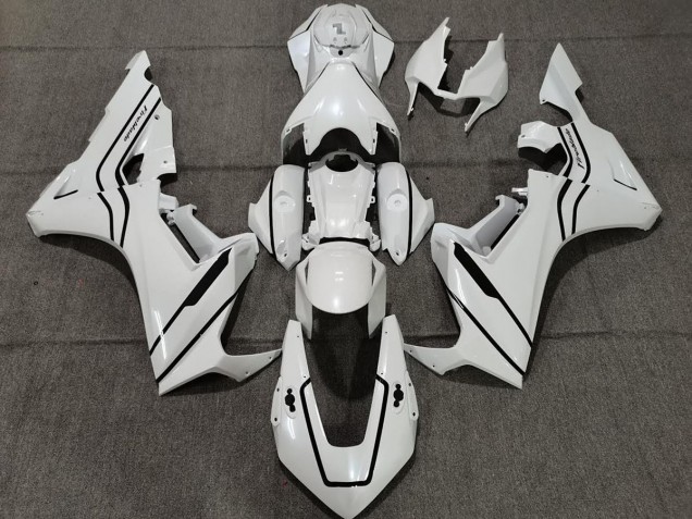 Blanco Perla & Negro 2017-2023 Honda CBR1000RR Carenados Moto Blanco Perla & Negro 2017-2023 Honda CBR1000RR Carenados Moto