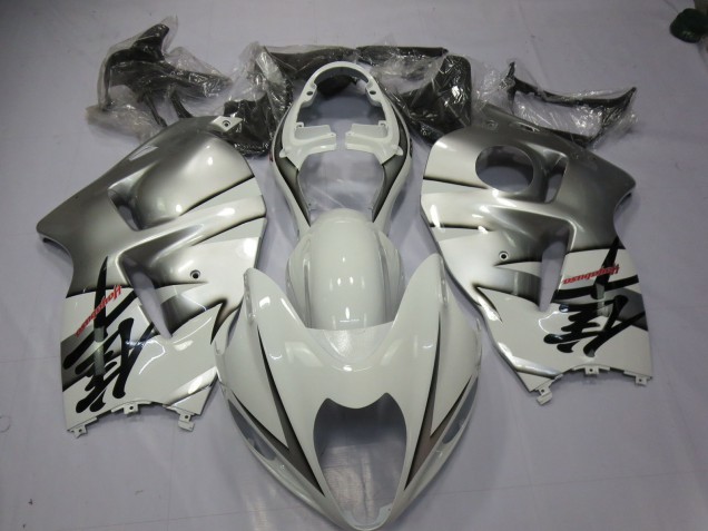 Blanco & Plata 1997-2007 Suzuki GSXR 1300 Carenados Moto Blanco & Plata 1997-2007 Suzuki GSXR 1300 Carenados Moto