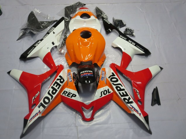 Blanco Repsol 2007-2008 Honda CBR600RR Carenados Moto Blanco Repsol 2007-2008 Honda CBR600RR Carenados Moto