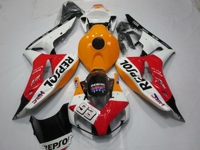 Blanco Repsol 93 2006-2007 Honda CBR1000RR Carenados Moto Blanco Repsol 93 2006-2007 Honda CBR1000RR Carenados Moto