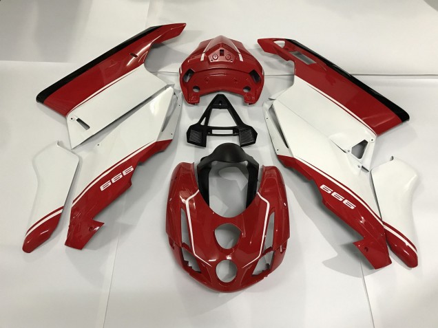 Blanco Rojo & Negro 2003-2004 Ducati 749 999 Carenados Moto Blanco Rojo & Negro 2003-2004 Ducati 749 999 Carenados Moto