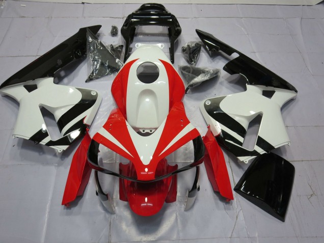Blanco Rojo & Negro OEM 2003-2004 Honda CBR600RR Carenados Moto Blanco Rojo & Negro OEM 2003-2004 Honda CBR600RR Carenados Moto