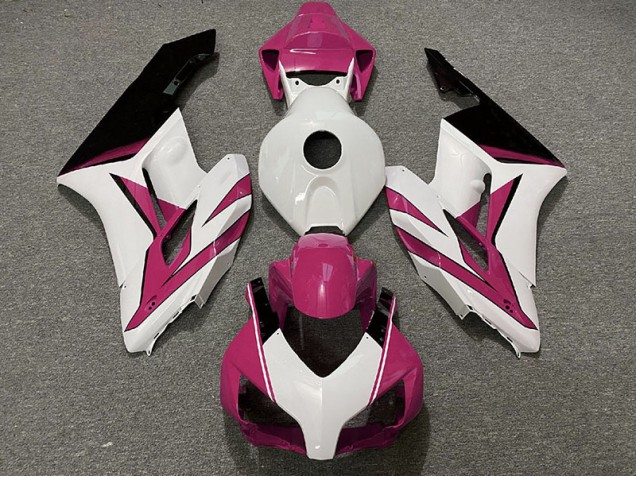 Blanco Rosa & Negro Brillante 2004-2005 Honda CBR1000RR Carenados Moto Blanco Rosa & Negro Brillante 2004-2005 Honda CBR1000RR Carenados Moto