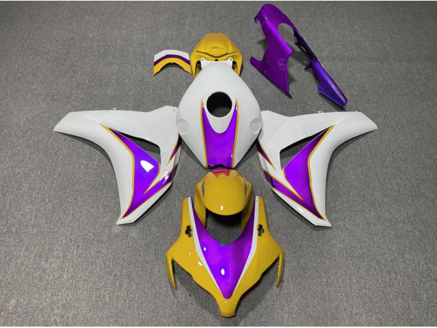 Brillo Amarillo & Morado 2008-2011 Honda CBR1000RR Carenados Moto Brillo Amarillo & Morado 2008-2011 Honda CBR1000RR Carenados Moto