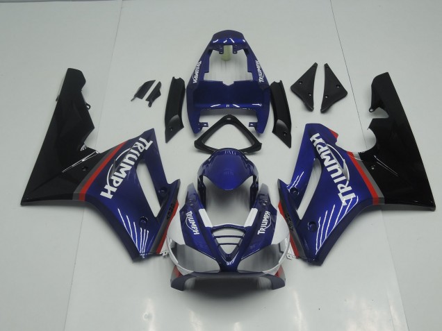 Brillo Azul & Rojo 2009-2012 Triumph Daytona 675 Carenados Moto Brillo Azul & Rojo 2009-2012 Triumph Daytona 675 Carenados Moto