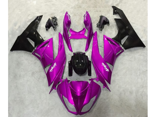 Brillo Rosa Vibrante 2009-2012 Kawasaki ZX6R Carenados Moto Brillo Rosa Vibrante 2009-2012 Kawasaki ZX6R Carenados Moto