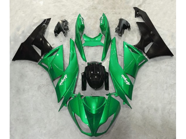 Brillo Verde Vibrante 2009-2012 Kawasaki ZX6R Carenados Moto Brillo Verde Vibrante 2009-2012 Kawasaki ZX6R Carenados Moto