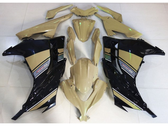 Bronceado Del Desierto & Negro 2013-2018 Kawasaki Ninja 300 Carenados Moto Bronceado Del Desierto & Negro 2013-2018 Kawasaki Ninja 300 Carenados Moto