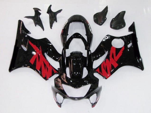 Calcomanía Roja Negra Brillante 1999-2000 Honda CBR600 F4 Carenados Moto Calcomanía Roja Negra Brillante 1999-2000 Honda CBR600 F4 Carenados Moto