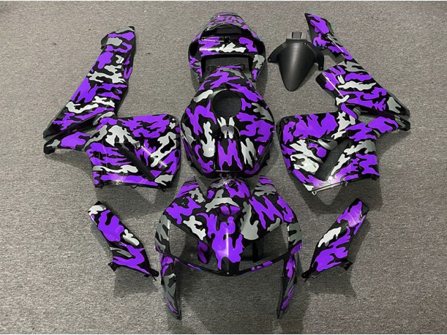 Camuflaje & Púrpura 2005-2006 Honda CBR600RR Carenados Moto
