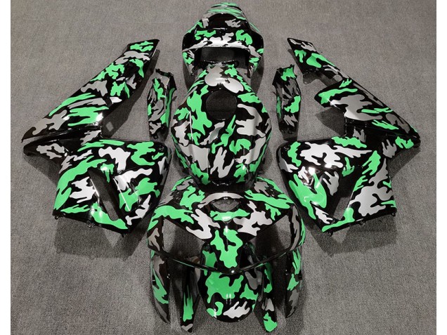 Camuflaje & Verde Claro 2005-2006 Honda CBR600RR Carenados Moto Camuflaje & Verde Claro 2005-2006 Honda CBR600RR Carenados Moto