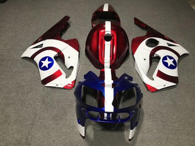Capitan America 2002-2005 Kawasaki ZX12R Carenados Moto Capitan America 2002-2005 Kawasaki ZX12R Carenados Moto