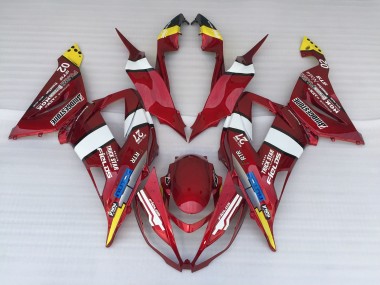 Caramelo De Manzana 2013-2018 Kawasaki ZX6R Carenados Moto