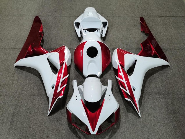 Caramelo Rojo & Blanco 2006-2007 Honda CBR1000RR Carenados Moto Caramelo Rojo & Blanco 2006-2007 Honda CBR1000RR Carenados Moto