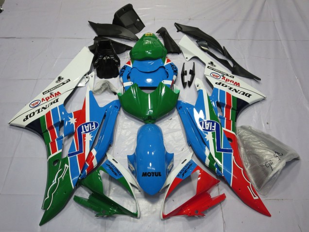 Clásico Dunlop 2006-2007 Yamaha R6 Carenados Moto Clásico Dunlop 2006-2007 Yamaha R6 Carenados Moto