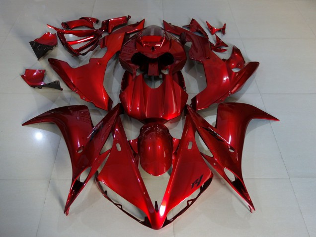 Color Rojo Oscuro 2004-2006 Yamaha R1 Carenados Moto Color Rojo Oscuro 2004-2006 Yamaha R1 Carenados Moto