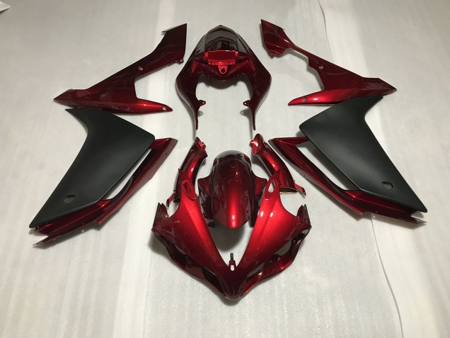 Color Rojo Oscuro 2007-2008 Yamaha R1 Carenados Moto Color Rojo Oscuro 2007-2008 Yamaha R1 Carenados Moto