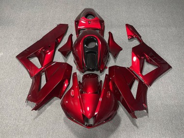 Color Rojo Oscuro 2013-2023 Honda CBR600RR Carenados Moto