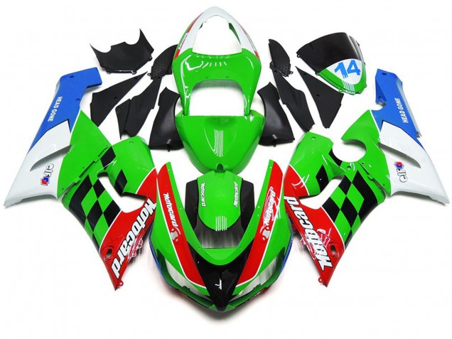 Cuadro Multicolor 2005-2006 Kawasaki ZX6R Carenados Moto Cuadro Multicolor 2005-2006 Kawasaki ZX6R Carenados Moto