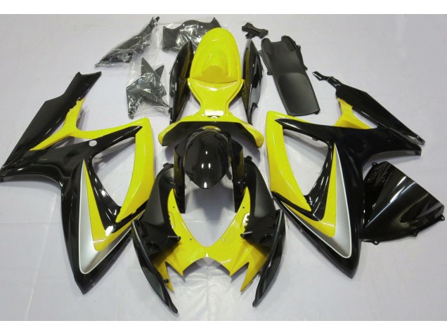 Decolorado Amarillo Brillante 2006-2007 Suzuki GSXR 600-750 Carenados Moto