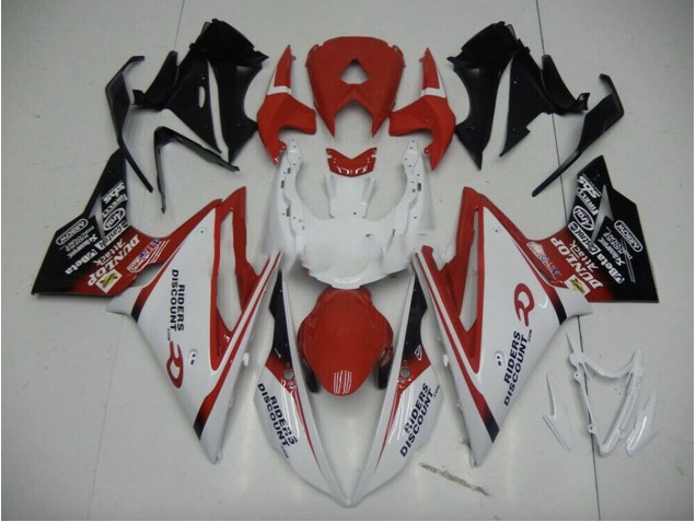 Desvanecimiento Rojo Negro 2013-2016 Triumph Daytona 675 Carenados Moto Desvanecimiento Rojo Negro 2013-2016 Triumph Daytona 675 Carenados Moto