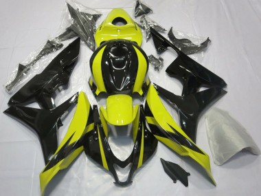 Diseño Amarillo & Negro OEM 2007-2008 Honda CBR600RR Carenados Moto