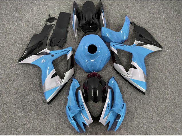 Diseño Azul Claro 2006-2007 Suzuki GSXR 600-750 Carenados Moto Diseño Azul Claro 2006-2007 Suzuki GSXR 600-750 Carenados Moto