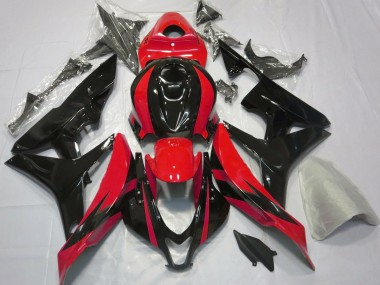 Diseño Rojo & Negro OEM 2007-2008 Honda CBR600RR Carenados Moto