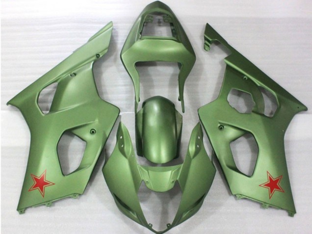Ejercito Verde 2003-2004 Suzuki GSXR 1000 Carenados Moto Ejercito Verde 2003-2004 Suzuki GSXR 1000 Carenados Moto
