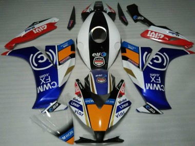 Elf Azul & Naranja 2012-2016 Honda CBR1000RR Carenados Moto