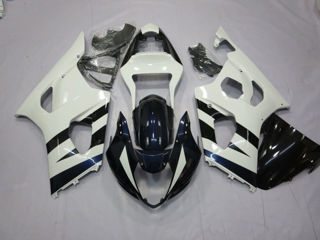 En Blanco & Negro 2003-2004 Suzuki GSXR 1000 Carenados Moto En Blanco & Negro 2003-2004 Suzuki GSXR 1000 Carenados Moto