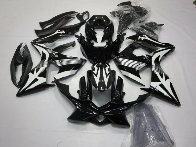 En Blanco & Negro 2009-2016 Suzuki GSXR 1000 Carenados Moto En Blanco & Negro 2009-2016 Suzuki GSXR 1000 Carenados Moto