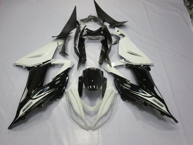 En Blanco & Negro 2013-2018 Kawasaki ZX6R Carenados Moto En Blanco & Negro 2013-2018 Kawasaki ZX6R Carenados Moto