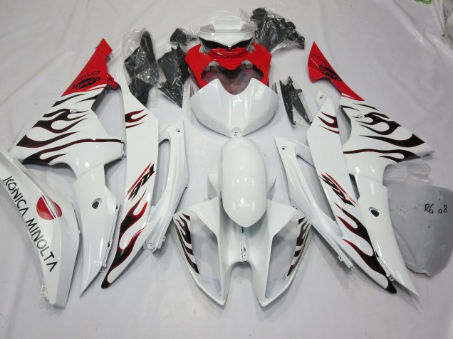 Especial Llama Rojo 2008-2016 Yamaha R6 Carenados Moto Especial Llama Rojo 2008-2016 Yamaha R6 Carenados Moto