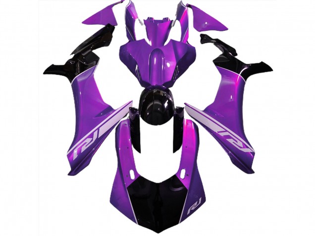 Estado De Ánimo Morado & Negro 2015-2019 Yamaha R1 Carenados Moto Estado De Ánimo Morado & Negro 2015-2019 Yamaha R1 Carenados Moto