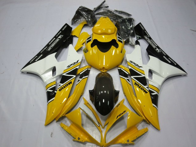 Estilo Amarillo Motul OEM 2006-2007 Yamaha R6 Carenados Moto Estilo Amarillo Motul OEM 2006-2007 Yamaha R6 Carenados Moto