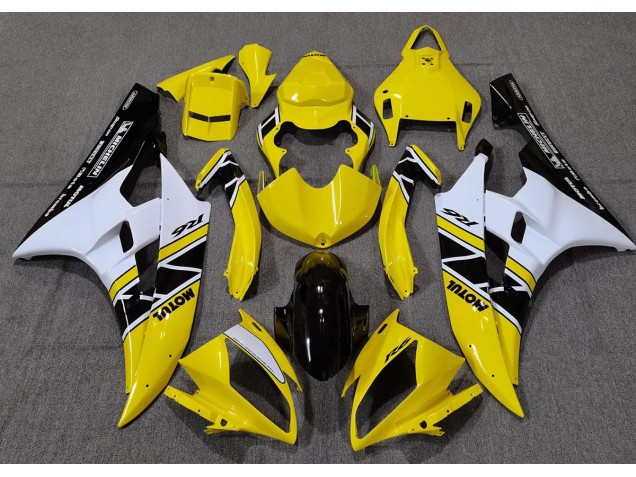 Estilo Amarillo OEM 2006-2007 Yamaha R6 Carenados Moto Estilo Amarillo OEM 2006-2007 Yamaha R6 Carenados Moto