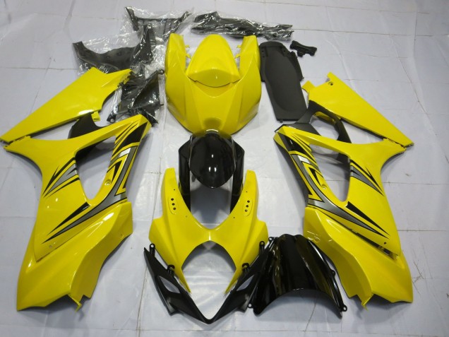 Estilo Amarillo OEM 2007-2008 Suzuki GSXR 1000 Carenados Moto Estilo Amarillo OEM 2007-2008 Suzuki GSXR 1000 Carenados Moto