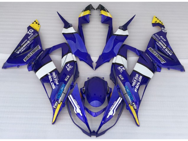Estilo Azul 2013-2018 Kawasaki ZX6R Carenados Moto Estilo Azul 2013-2018 Kawasaki ZX6R Carenados Moto